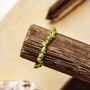 Peridot Gemstone Chip Bracelet | Crystal Jewellery, thumbnail 2 of 6