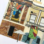 'Royal Academy, London' Recycled Paper Collage Print, thumbnail 3 of 4