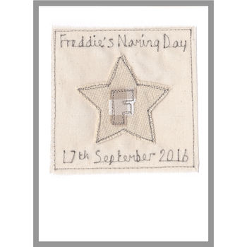 Personalised Boys Naming Day Or Christening Card, 2 of 12