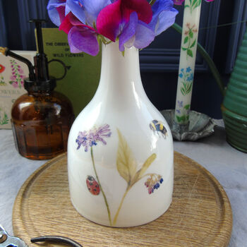 Wild Flowers Ceramic Bud Vase, 2 of 12