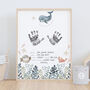 'Sea Friends' Inkless Hand And Footprint Keepsake Certificate Kit, thumbnail 1 of 5