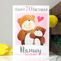 Personalised Mummy Bear Age Birthday Card, thumbnail 10 of 12