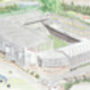 Newcastle United St James' Park Stadium Fine Art Print, thumbnail 2 of 3