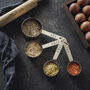 Set Of Four Handmade Solid Copper Measuring Cups, thumbnail 1 of 6
