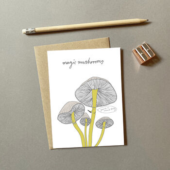 Magic Mushrooms Greeting Card, 2 of 2