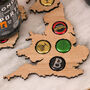 Personalised Map Beer Bottle Cap Collector Gift, thumbnail 2 of 8