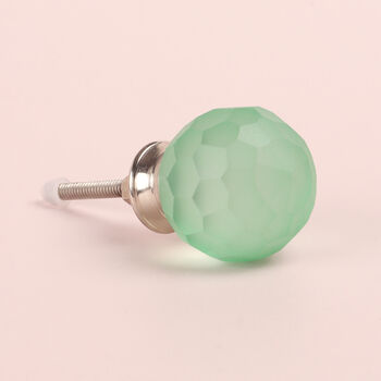 G Decor Diamond Ball Stylish Matt Glass Knobs, 7 of 9