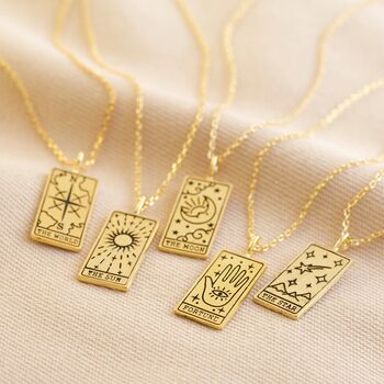 Personalised Tarot Card Pendant Necklace, 7 of 11