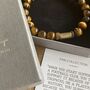 Men's Nottingham Forest Football Fan Tiger's Eye Bracelet Father's Day Gift, thumbnail 3 of 5