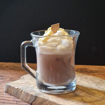 Christmas Gingerbread Man And Hot Chocolate Scented Candle, 2 of 4