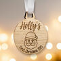 Personalised Baby's 1st Christmas Bauble Decoration, thumbnail 1 of 7