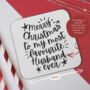 Merry Christmas To My Most Favourite Husband Ever Card, thumbnail 5 of 5