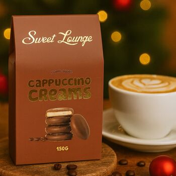 Cappuccino Creams, Plant Based Chocolate With Filling, 2 of 2