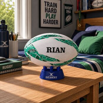 Personalised Ireland Rugby Ball From Gilbert, 2 of 5