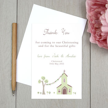 Personalised Christening Thank You Cards, 3 of 3