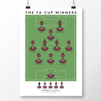 Leicester City Fa Cup 2021 Poster, 2 of 8