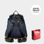 Folding And Collapsible Leather Based Travel Backpack, thumbnail 4 of 12