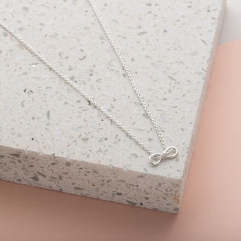 Mini Infinity Charm Necklace, 2 of 11