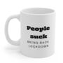 People Suck Coffee Mug, thumbnail 1 of 2