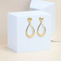 Gold Hoop Earrings, Gold Plated, thumbnail 4 of 7