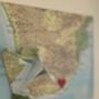 Personalised World Map Travel Rose, thumbnail 6 of 6