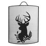 Woodland Stag Black Iron Fire Guard, thumbnail 2 of 4