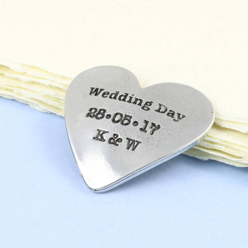 personalised wedding gifts, bridesmaid gifts, heart by multiply design