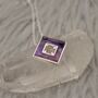 Raw Amethyst And Opal Sterling Silver Pendant Necklace, thumbnail 2 of 7