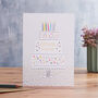 Birthday Cake Card, thumbnail 1 of 1