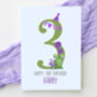 Personalised Children's Birthday Card Monsters, thumbnail 2 of 4