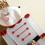 The Mouse King Nutcracker Christmas Brooch, thumbnail 4 of 9