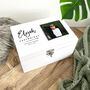 Personalised Modern Any Occasion Square Photo White Memory Box Three Sizes 22cm | 27cm | 30cm, thumbnail 1 of 8