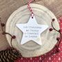 Personalised 'First Christmas As Grandparents' Bauble, thumbnail 2 of 3