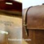 Handcrafted Men's Leather Laptop Bag Personalised Gift, thumbnail 11 of 12