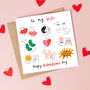 Boyfriend Perfect Match Valentine's Day Card, thumbnail 2 of 9