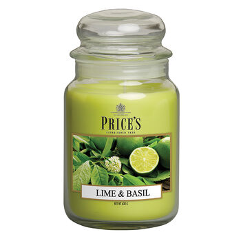 Personalised Large Jar Candle – Lime And Basil, 2 of 3