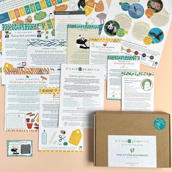 Children's Eco Activity Box: Gentle Giant Pandas, 4 of 10