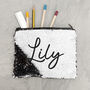 Personalised Kids Hidden Message Sequin Pencil Case, thumbnail 2 of 8