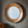 Round Copper Wall Mirror, thumbnail 1 of 1