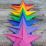 Big Origami Star Paper Decoration, thumbnail 2 of 7