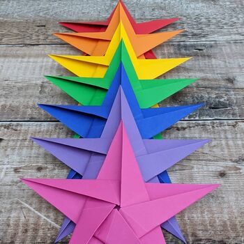 Big Origami Star Paper Decoration, 2 of 7