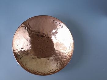 22nd Anniversary Large Copper Decorative Bowl, 12 of 12
