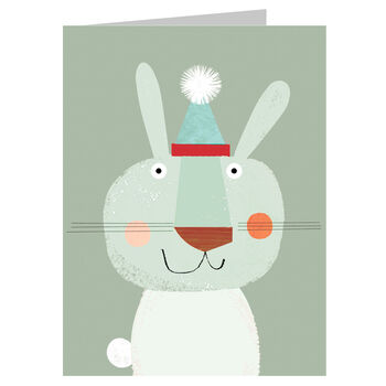 Mini Rabbit Greetings Card, 3 of 5