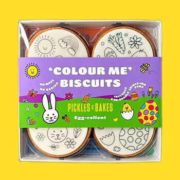 Easter Eggcellent 'Colour Me' Biscuit Set, 2 of 6