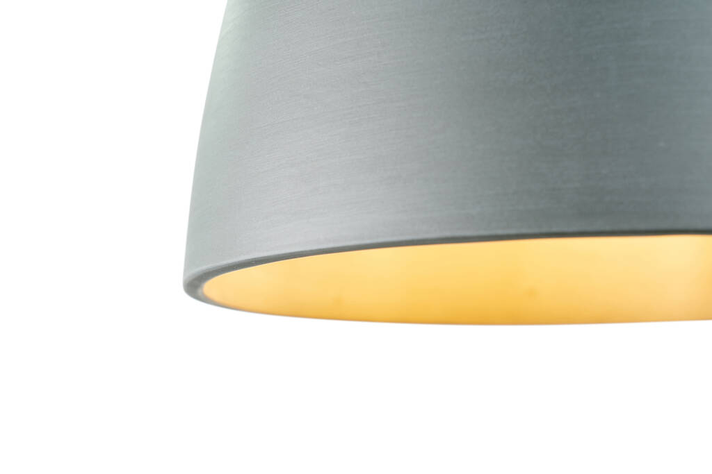 grey ceramic pendant light