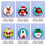 ''Set Of Six'' Childrens Christmas Magnets, thumbnail 1 of 8
