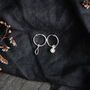 Mismatched Huggie Hoop Earrings, thumbnail 4 of 6