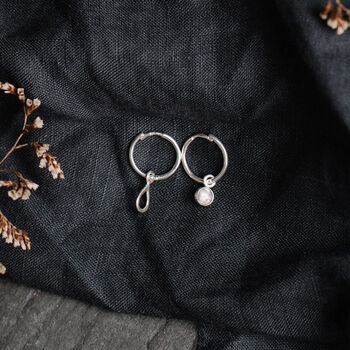 Mismatched Huggie Hoop Earrings, 4 of 6
