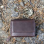 Women's Luxury Brown Leather Small Trifold Purse Rfid Protected Personsalised, thumbnail 8 of 8