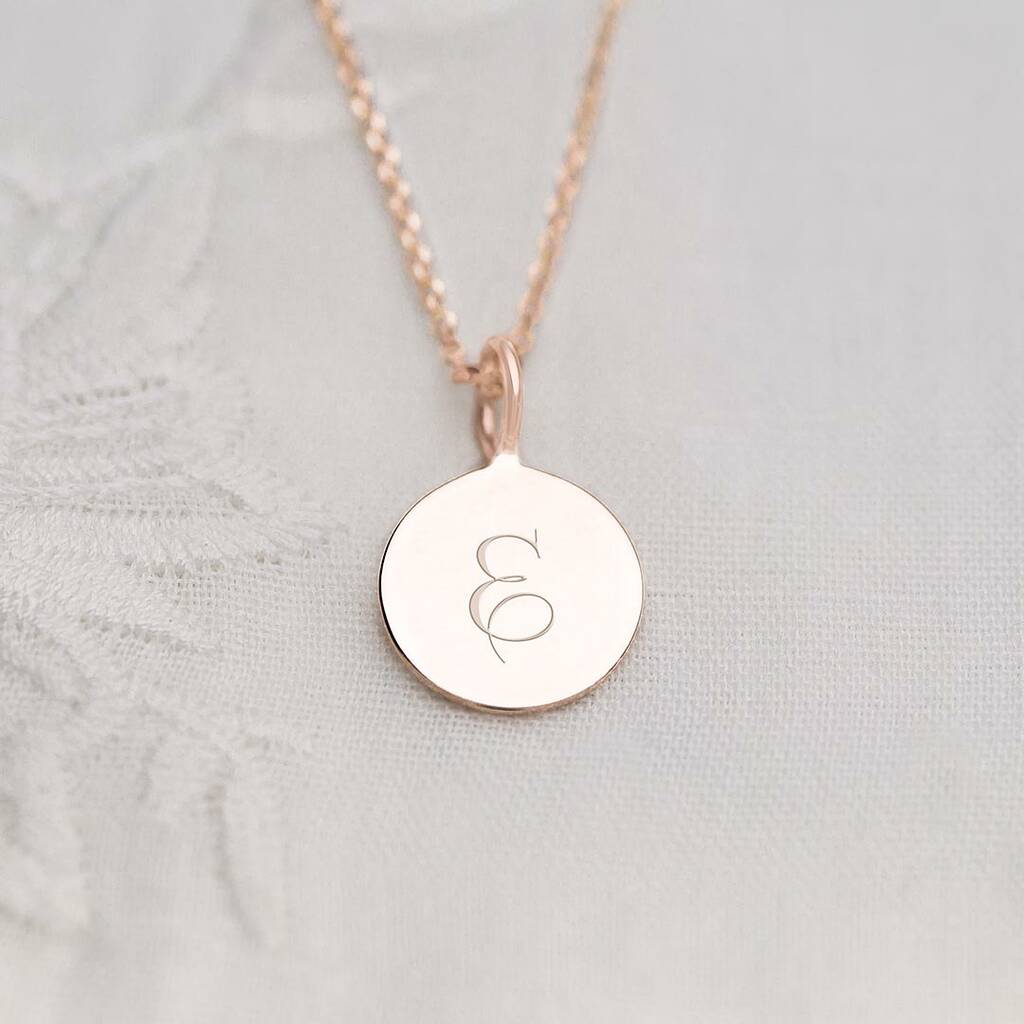 Sia Sterling Silver Personalised Initial Necklace By Bloom Boutique ...